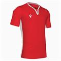Canopus Shirt Shortsleeve RED/WHT S Elegant teknisk t-skjorte - Unisex