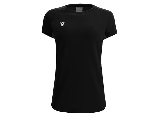Lute Womens Cotton T-shirt BLK/ANT XS T-skjorte med feminint snitt 