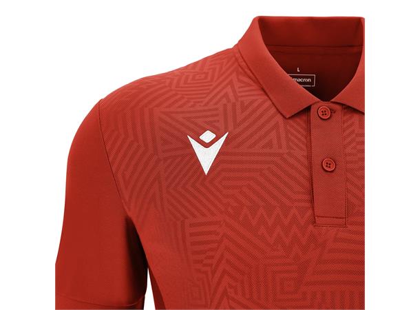 Rap Polo RED/WHT 3XS Teknisk poloskjorte - Unisex 