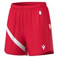 BANSHEE ECO shorts W RED/WHT XL Teknisk kamp og treningsshorts - Dame