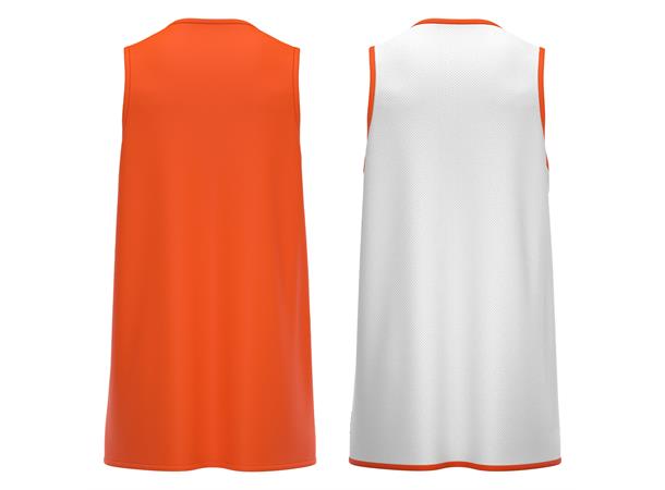 X500 Basket ShirtORA/WHT 3XL Vendbar teknisk basketdrakt - Unisex 